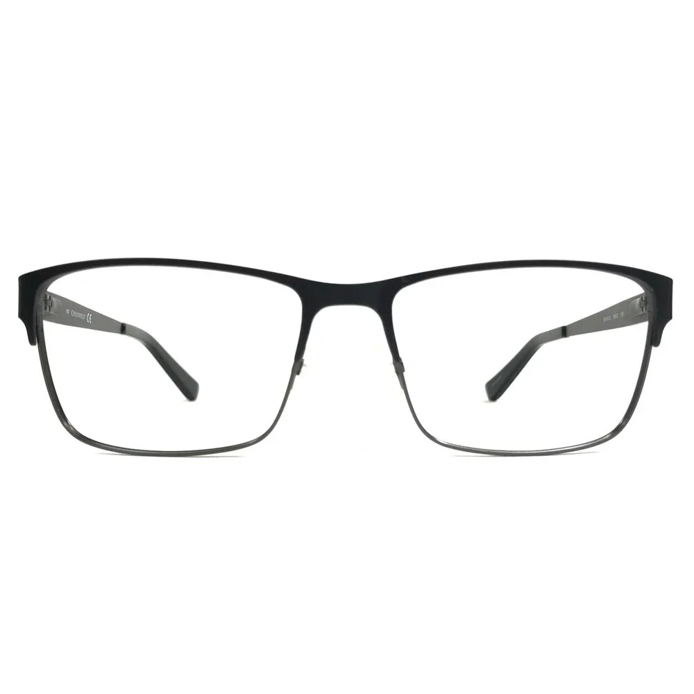 Chesterfield Eyeglasses Frames CH34XL 0RD2 Black Grey Rectangle 57-17-150